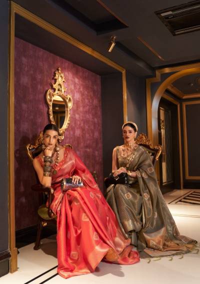 Krimica Silk By Rajbeer Weaving Silk Wedding Saree Collection